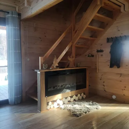 Ferienhaus Babuskowe Domki Drewniak Ropa